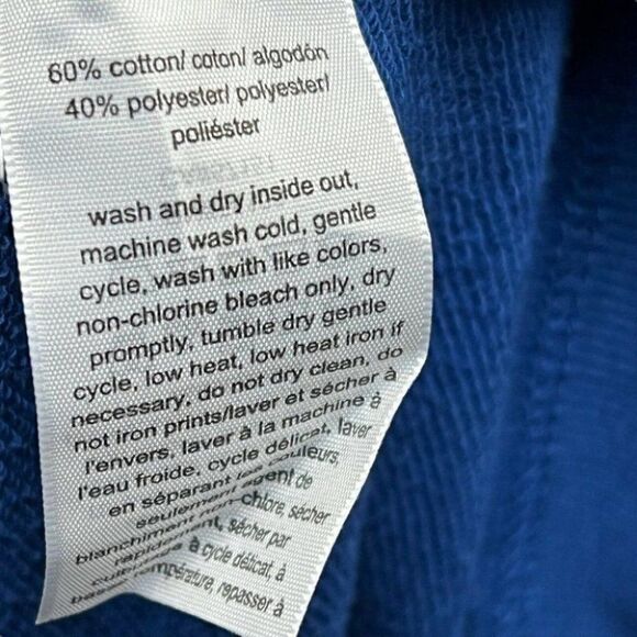 Tommy Jeans Women’s S Oversized‎ Logo Sweatshirt Flag Stripe Longline Lounge Red - Picture 10 of 10